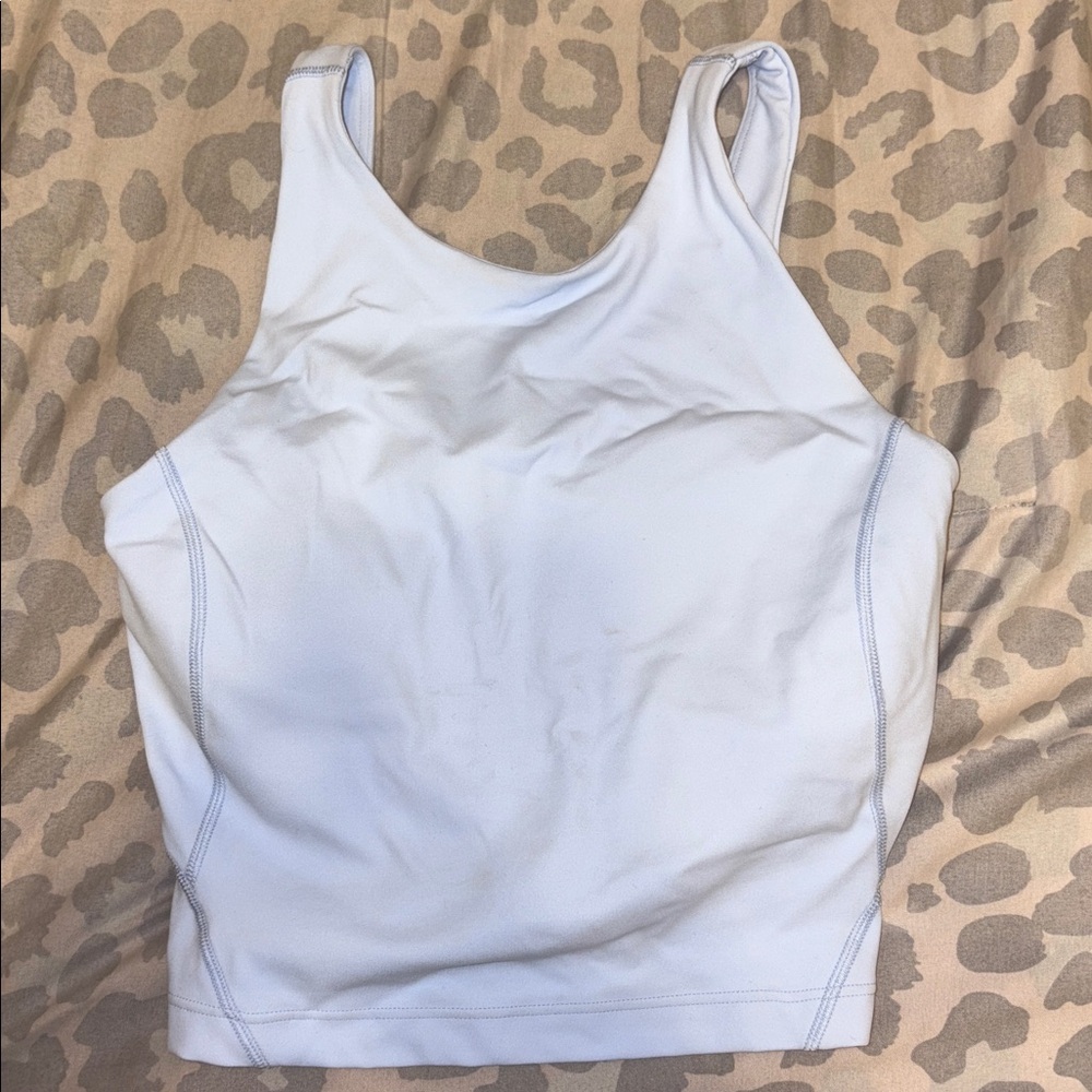 Lululemon Halter Light Blue Tank Top